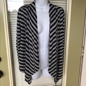 Say Anything Striped Cardigan